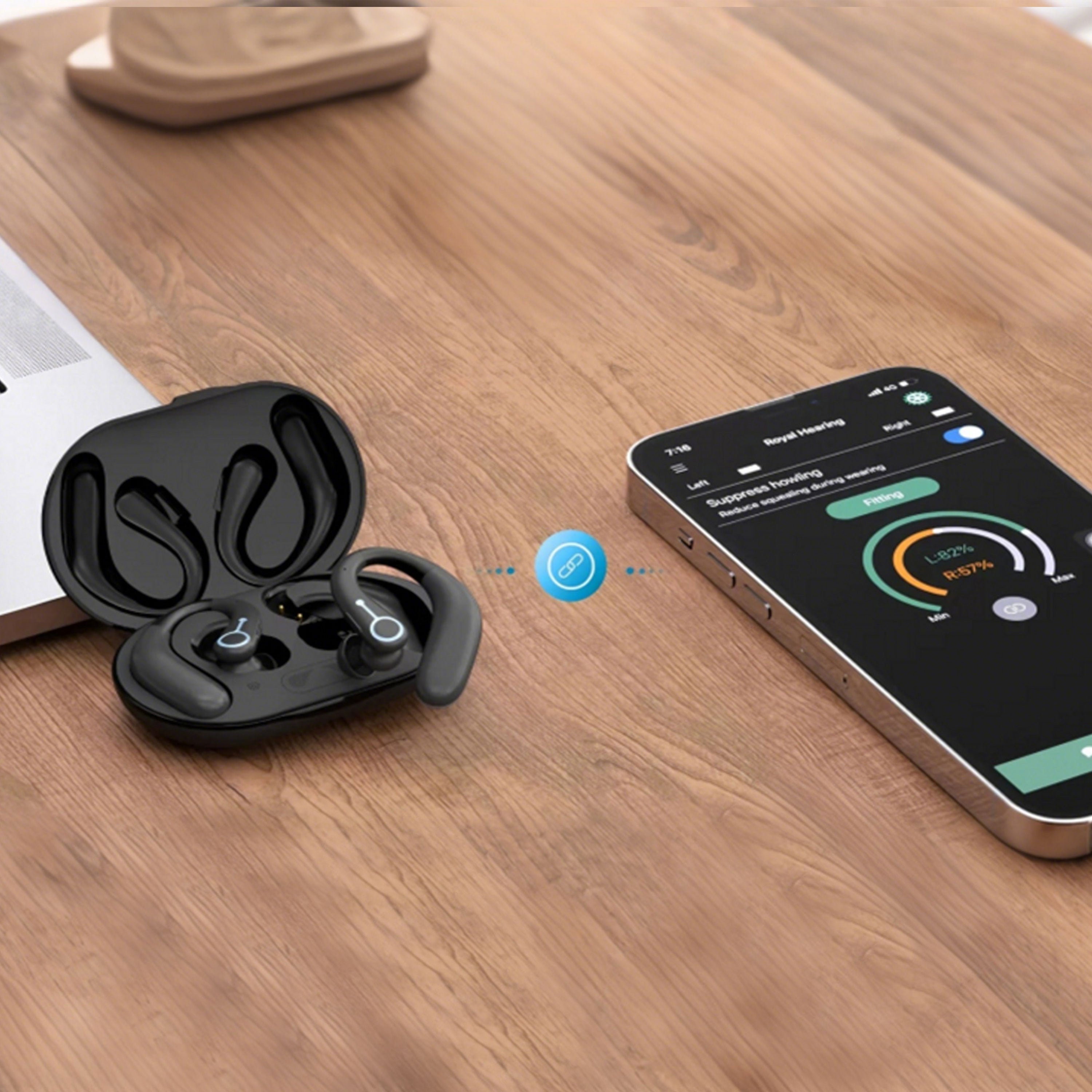 KSOGLL F-Aid Portable Rechargeable Bluetooth Hearing Aid