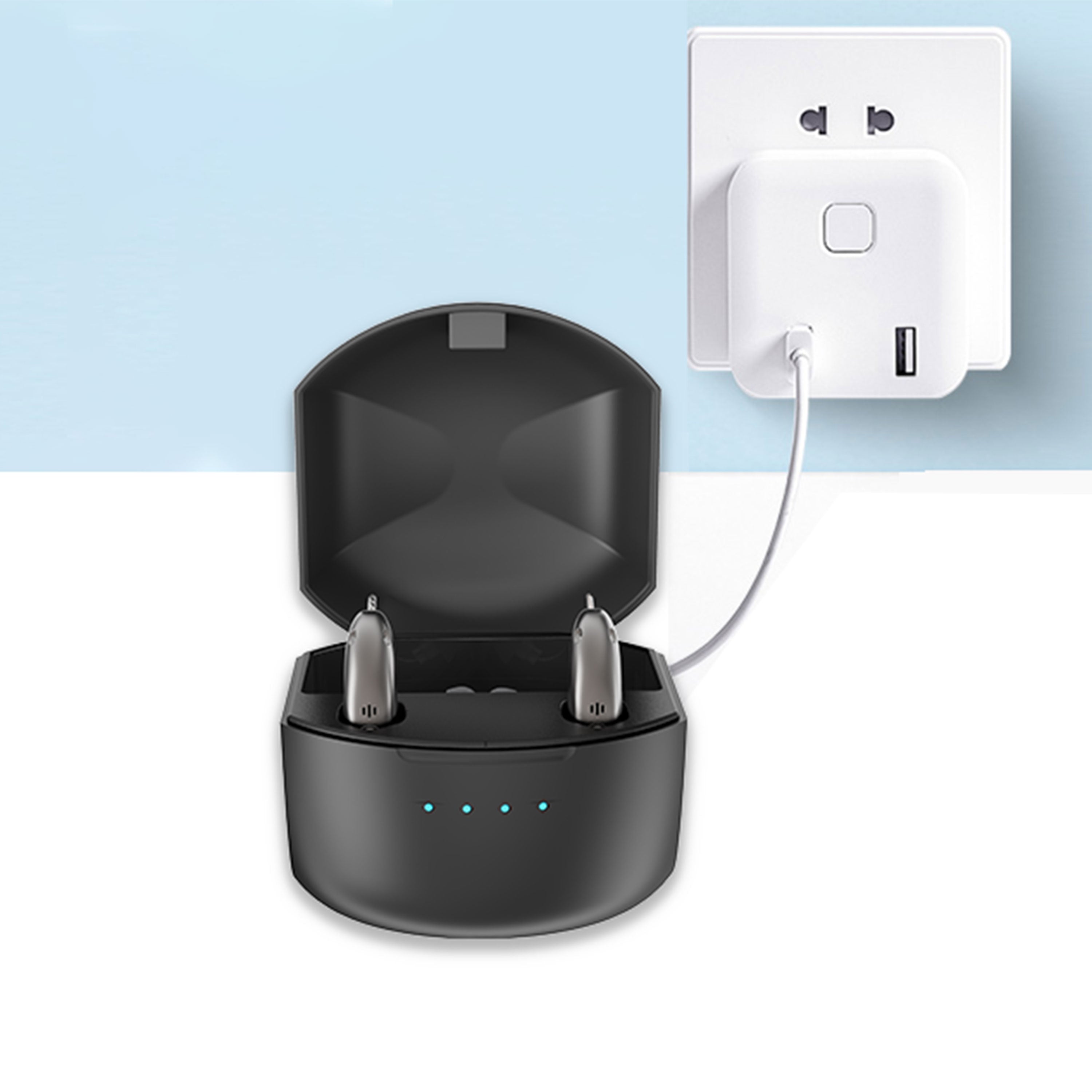 KSOGLL R03L1 Smart Adjustable Bluetooth BTE RIC Hearing Aid