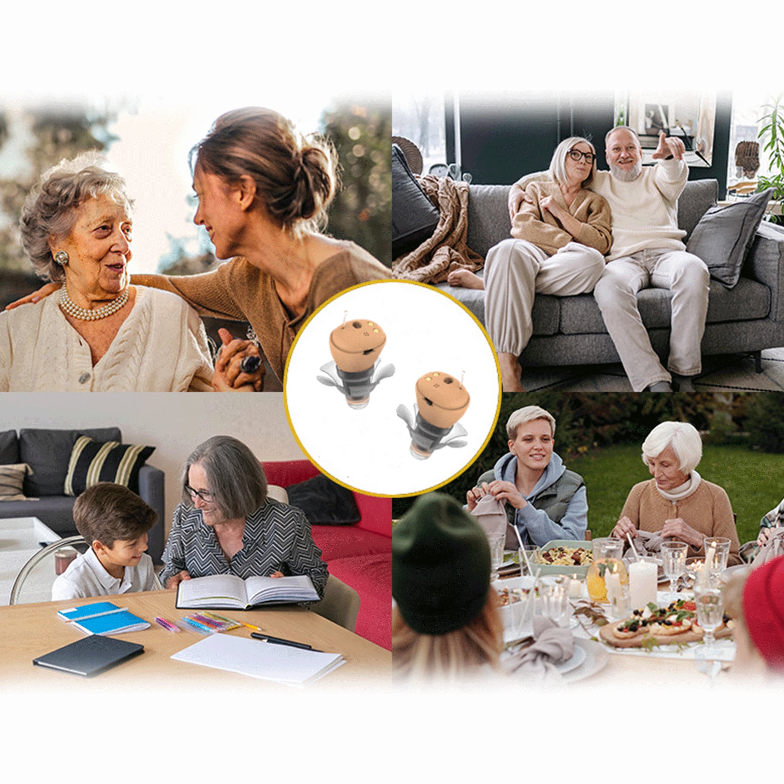 KSOGLL Luna RL11M Adjustable Invisible CIC Hearing Aid