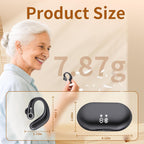 Clear Sound Hearing Aids for Seniors, Rechargeable Hearing Aid with APP and Bluetooth, 5 Levels of Volume Automatic Noise Cancellation（Beige）