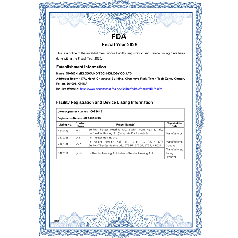 KSOGLL Luna RL1600M Automatic Invisible CIC Hearing Aid