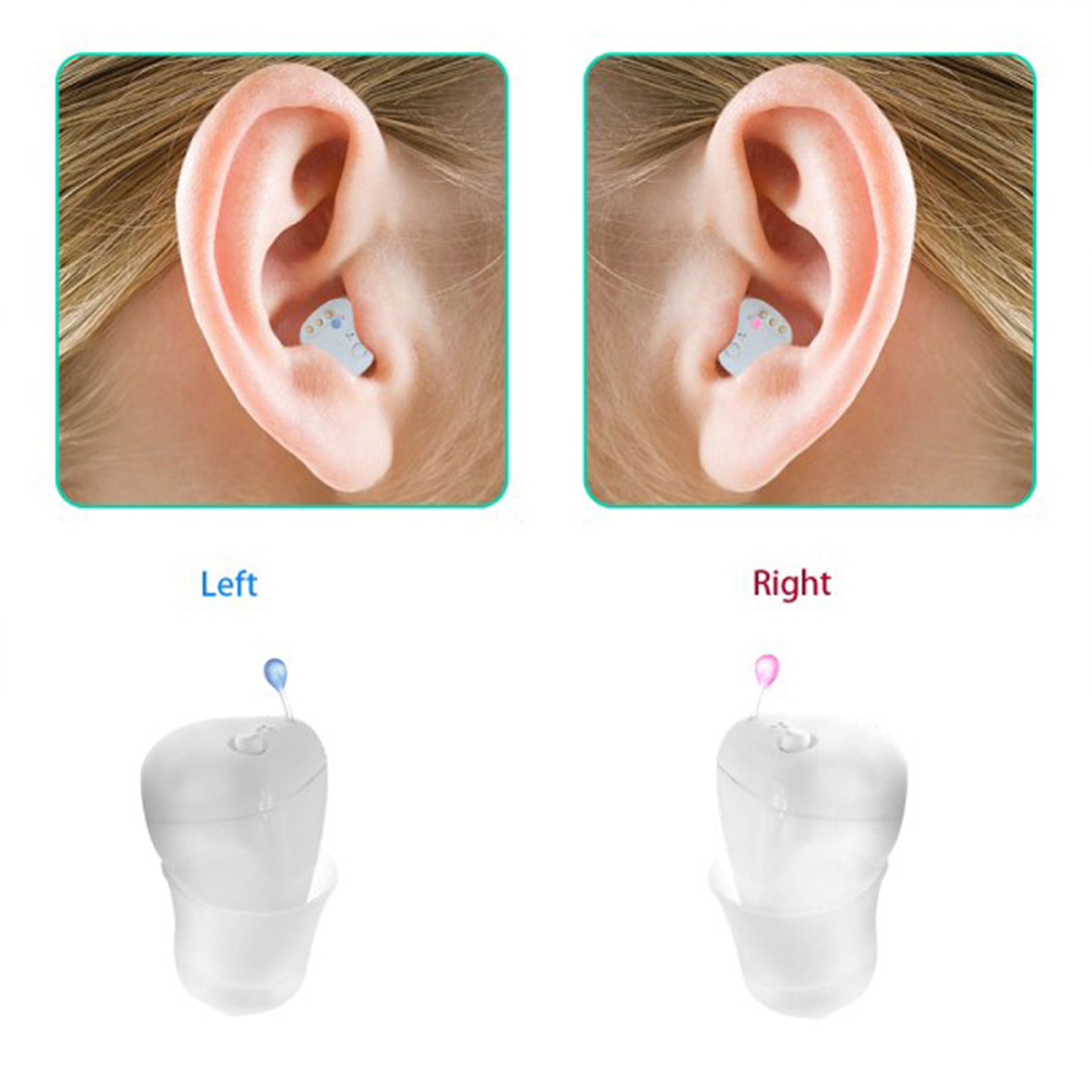 KSGOLL SR61 Rechargeable Invisible ITC Digital Hearing Aid