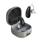 Amplificadores auditivos de sonido claro: audífonos recargables para personas mayores, hasta 21 horas de duración de la batería, reducción de ruido, fácil de usar