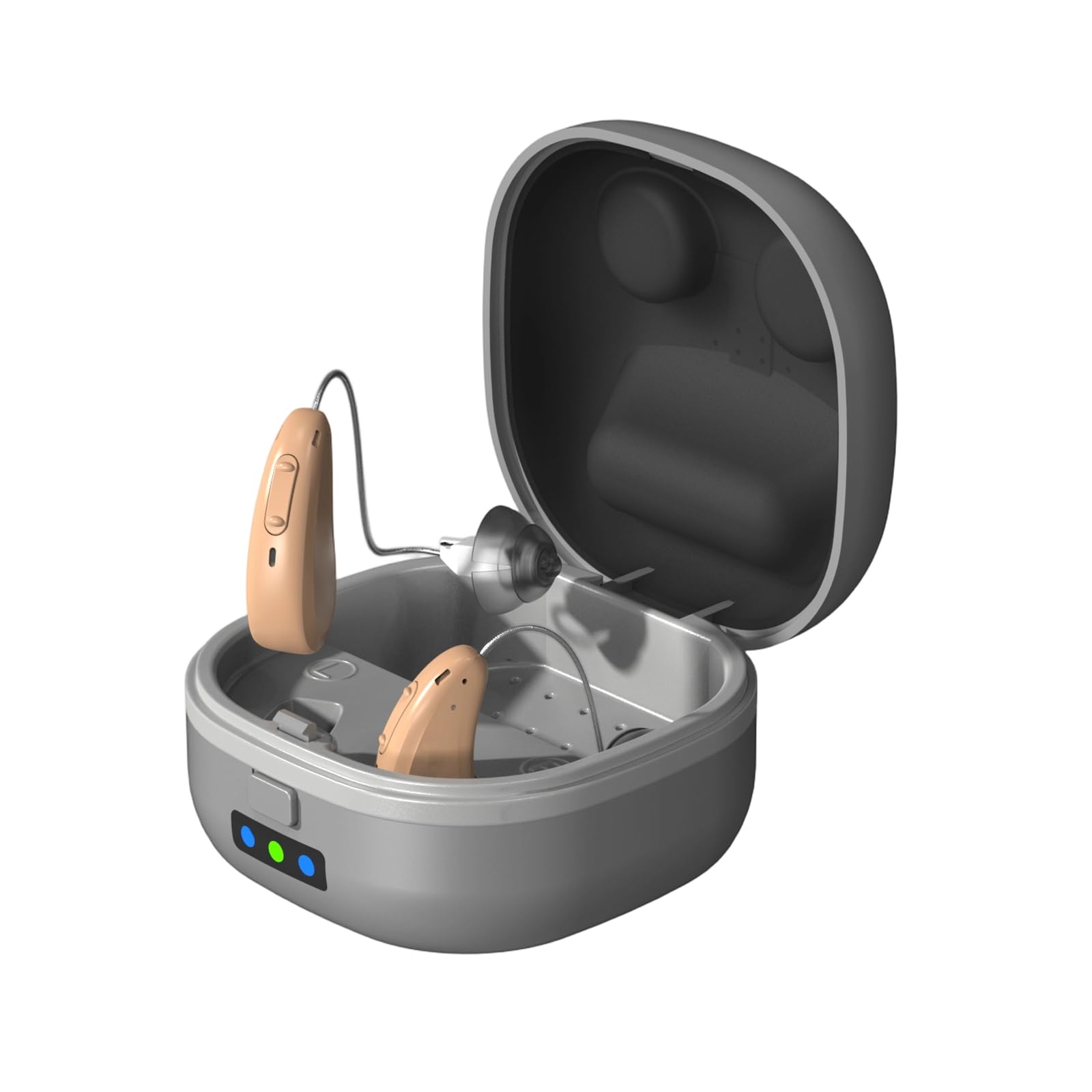 Invisible Hearing Amplifiers, Clear Sound Hearing Aids with Noise Reduction & 4 Modes Hearing Aid for Seniors, Easy to Use