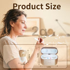 Audífonos de sonido transparente, amplificador auditivo recargable con DSP y 6 canales, cancelación de ruido, tiempo de reproducción 24 horas, estuche de carga portátil para personas mayores