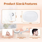 Clear Sound Hearing Aids for Seniors & Adults - Rechargeable Hearing Amplifiers with Noise Cancellation, 7-Level Volume Adjustment & Memory, Comfortable Wearing All Day, 8+ Hours Battery Life