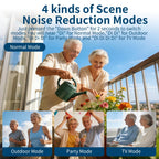 Amplificadores auditivos de sonido claro: audífonos recargables para personas mayores, hasta 21 horas de duración de la batería, reducción de ruido, fácil de usar